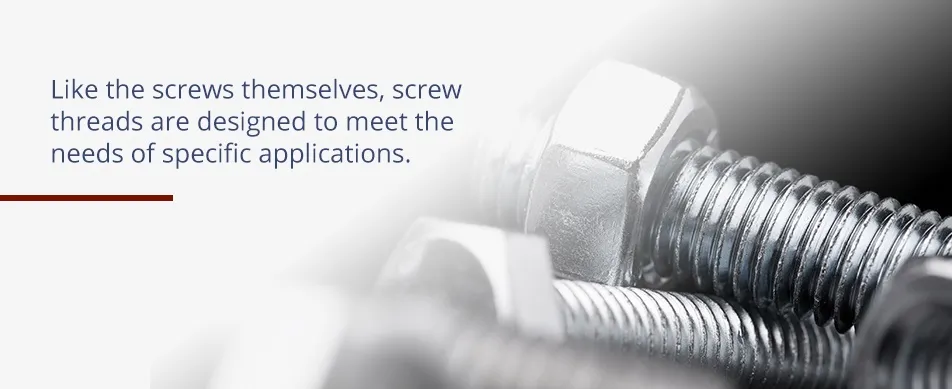 types of screw threads