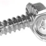 TALL SERRATED INDENTED HEX WASHER HEAD UNSLOTTED