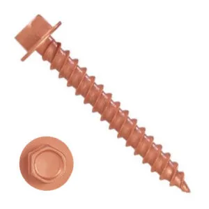 1/4″ TALL INDENTED HEX WASHER HEAD UNSLOTTED